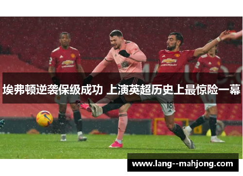 埃弗顿逆袭保级成功 上演英超历史上最惊险一幕 埃弗顿逆袭保级成功 上演英超历史上最惊险一幕